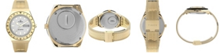 Timex Women's Q Gold-Tone Stainless Steel Bracelet Watch 36mm